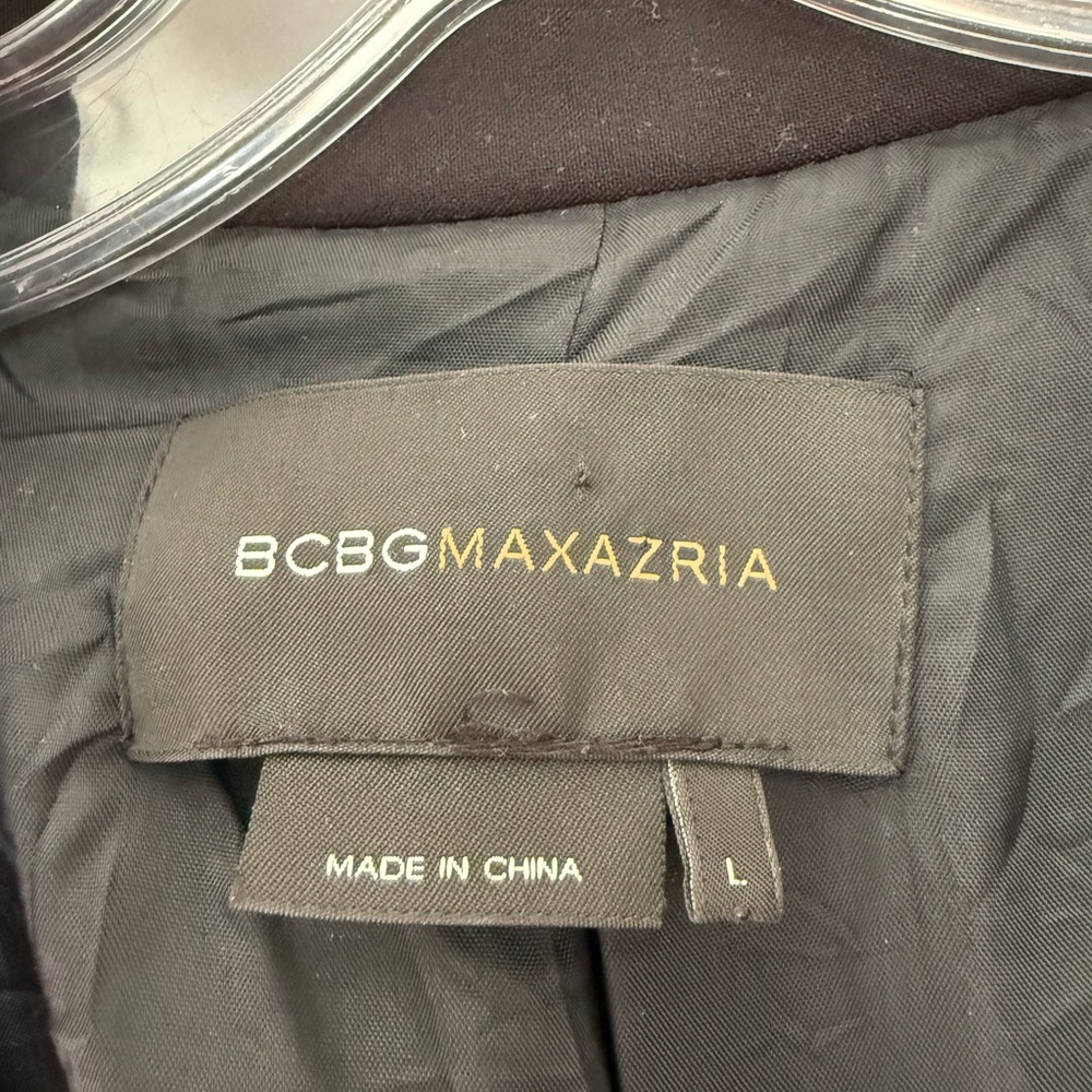 BCBGMaxAzria Black Two-Button Tailored Cropped Bl… - image 2